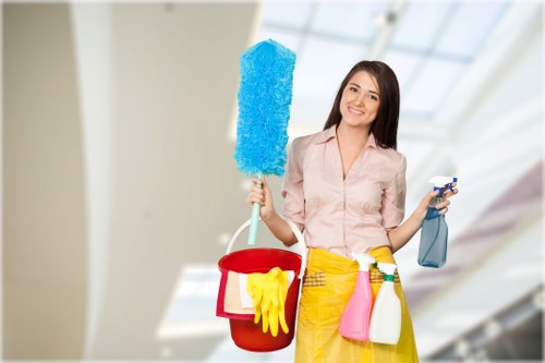 Local clearance team sorting household items in Wimbledon