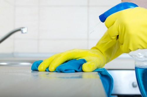 Commercial post-build cleaning in Wimbledon after office refurbishment