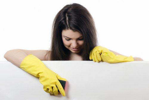 Local Wimbledon cleaners working in a residential property