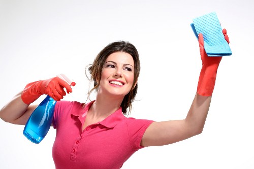 Local short-let cleaner working in a Wimbledon residential property